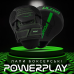 Лапи боксерські PowerPlay 3044 Pro Carbon Ultra Series Чорно-Зеленіі PU [пара]