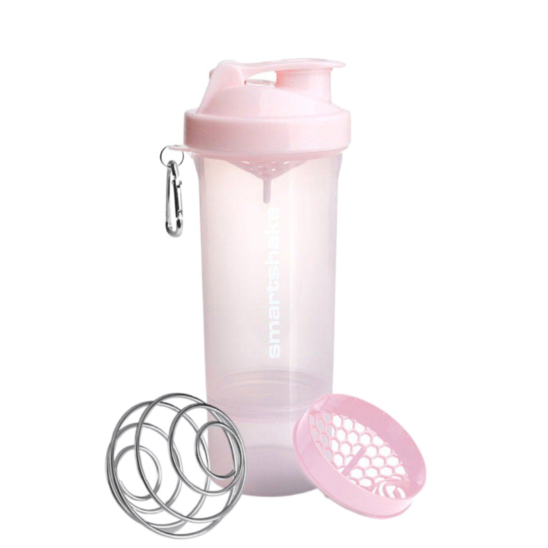 Шейкер спортивний SmartShake Slim 500ml Cotton Pink (Light Lavender)