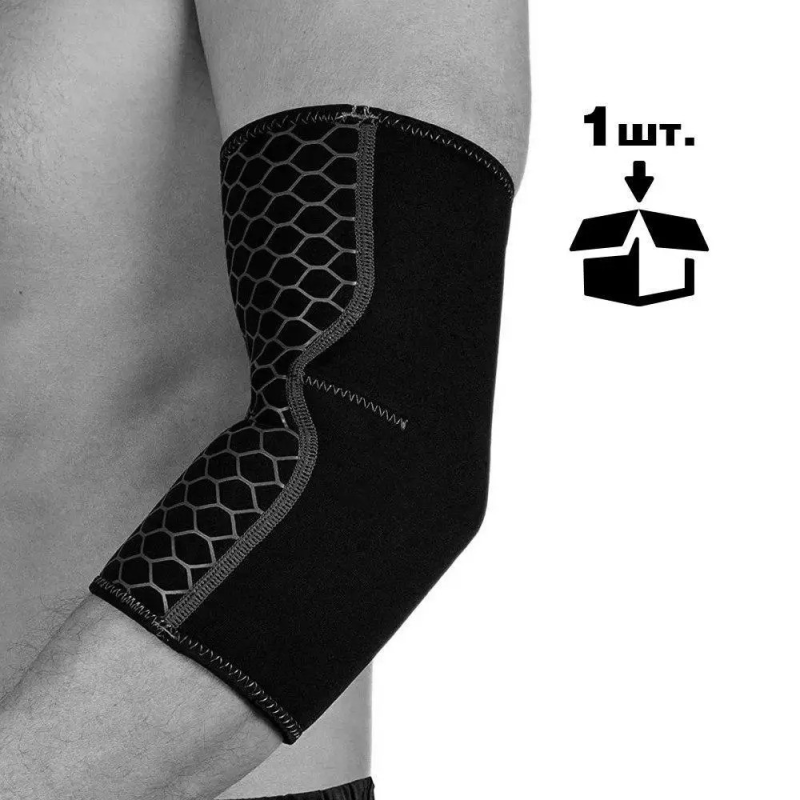 Налокітник спортивний OPROtec Elbow Support XL Black (TEC5746-XL) Налокітник спортивний OPROtec Elbow Support XL Black (TEC5746-XL)