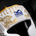 Боксерський шолом Phantom Muay Thai Full Face White Gold (капа в комплекті)