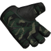 Рукавички для фітнесу RDX T2 Half Army Green PLUS-XL