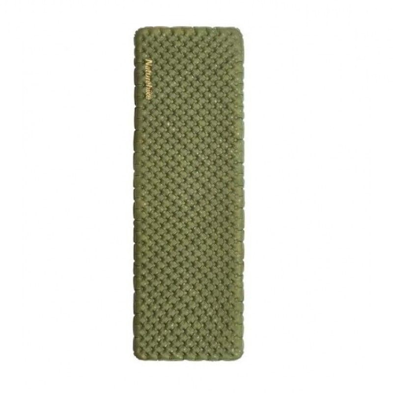 Матрац туристичний надувний одномісний Naturehike CNH22DZ018, надлегкий, 196x64x7 см, зелений, для туризму із мішком для надування Матрац туристичний надувний одномісний Naturehike CNH22DZ018, надлегкий, 196x64x7 см, зелений, для туризму із мішком для надування