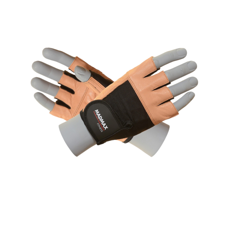 Рукавички для фітнесу MadMax MFG-444 Fitness Brown M
