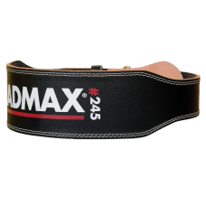 Пояс для важкої атлетики MadMax MFB-245 Full leather шкіряний Black M