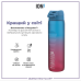 Пляшка для води ION8 1000 мл. BPA Free, Times To Drink, (ЕКО пляшка) BPA Free, Blue & Pink