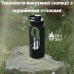 Пляшка для води металева з подвійною вакуумною ізоляцією Bohtal Insulated Bottle 960 ml/32 oz Black Batman