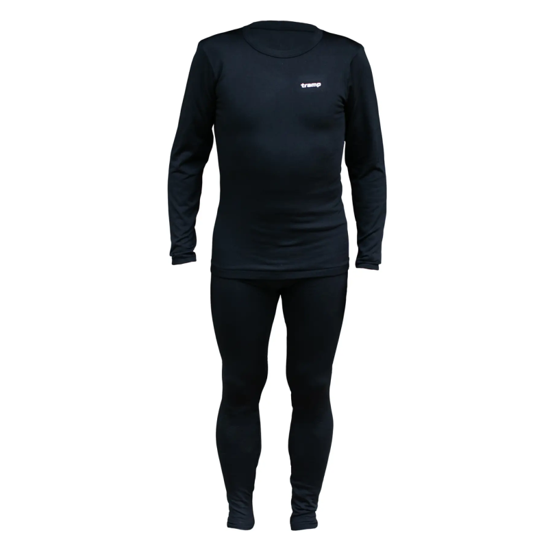 Термобілизна чоловіча Tramp Warm Soft комплект (футболка+штани) чорний (UTRUM-019-black) (UTRUM-019-black-L/XL)