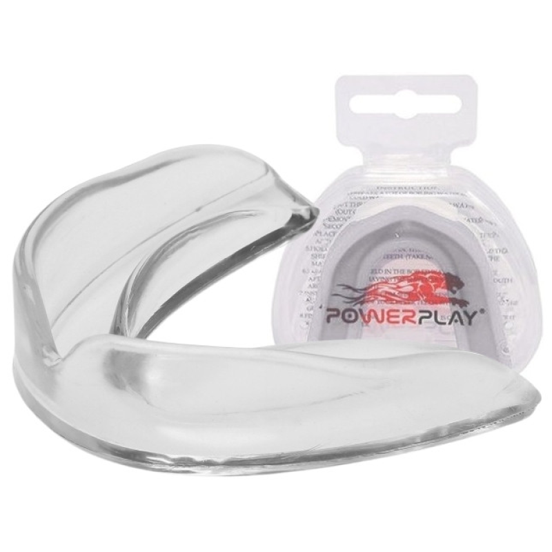 Капа боксерська PowerPlay 3318 JR дитяча (вік до 10) прозора Капа боксерська PowerPlay 3318 JR дитяча (вік до 10) прозора