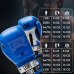 Боксерські рукавиці Leone GN208 ICONIC Blue 14 унцій (бинти 4 м. в комплекті)