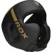 Боксерський шолом RDX F6 KARA Matte Golden S Боксерський шолом RDX F6 KARA Matte Golden S