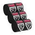 Бинти для боксу RDX RB Hand Wraps Combine 3 пари Black (4.5м.)