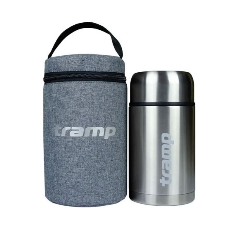 Термочохол для харчового термоса Tramp 1 л темно-сірий (UTRA-002-grey)