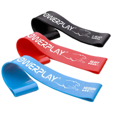 Резинки для фітнесу (стрічка-еспандер) PowerPlay 4113 Mini Power Band Set набір із 3 шт. (опір від 10-20 кг)