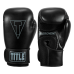 Боксерські рукавиці TITLE Boxing Vegan Gloves Black 14 oz (капа в комплекті)