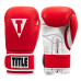 Боксерські рукавиці TITLE Boxing Pro Style Leather Gloves3.0 Red/White 16 oz (бинти 4м. в комплекті)