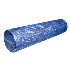 Масажний ролик (роллер) гладкий Power System PS-4089 Hexa Camo Roller Black/Blue (60x15см.)