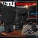 Боксерські рукавиці TITLE Black Bolstered Leather Black 14 oz (бинти 4м. в комплекті)