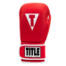 Боксерські рукавиці TITLE Boxing Pro Style Leather Gloves3.0 Red/White 14 oz (бинти 4м. в комплекті)