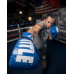 Боксерські рукавиці TITLE Boxing Inferno Intensity Elastic Blue/White / 16 oz