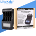 Універсальний інтелектуальний зарядний пристрій Liitokala Lii-500 EU на 4 канали + автомобільний кабель