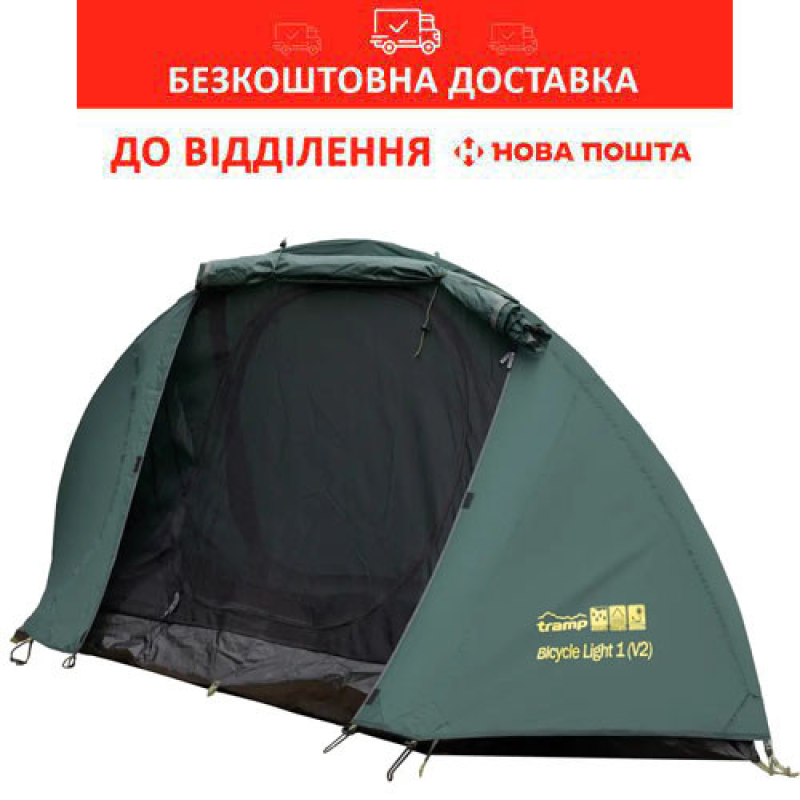 Намет Tramp Bicycle Light 1 одномісний Зелений (TRT-033) (UTRT-033)