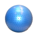 М“яч для фітнесу (фітбол) напівмасажний PowerPlay 4003 Ø65 cm Gymball  Синій + помпа