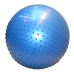 М“яч для фітнесу (фітбол) напівмасажний PowerPlay 4003 Ø65 cm Gymball  Синій + помпа