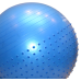 М“яч для фітнесу (фітбол) напівмасажний PowerPlay 4003 Ø65 cm Gymball  Синій + помпа