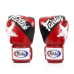 Боксерські рукавиці Fairtex BGV1 Nation Print Red 10 унцій (бинти в комплекті)
