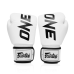 Боксерські рукавиці Fairtex BGV1-ONE (натуральна шкіра) White 14 унцій (бинти в комплекті)