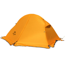 Намет надлегкий одномісний  з футпринтом Naturehike Cycling 1 NH18A095-D, 210T, помаранчевий