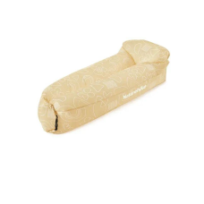 Матрац, ламзак надувний Naturehike NH20FCD06, 180х70х52 см, бежевий з принтом, має чохол-рюкзак