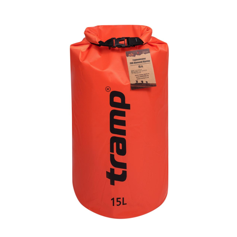 Гермомішок Tramp PVC Diamond Rip-Stop помаранчевий 15 л (UTRA-112-orange) Гермомішок Tramp PVC Diamond Rip-Stop помаранчевий 15 л (UTRA-112-orange)