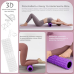 Масажний ролик (роллер) PowerPlay 4406 EVA Massage Roller Фіолетовий (45x12см.)