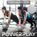 М“яч для пілатесу, йоги та реабілітації PowerPlay PP_4415 Body Shape Ball 22 см Сірий