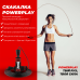 Скакалка швидкісна PowerPlay 4213 Jump Rope Чорно/Червона 3м.