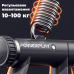 Еспандер кистьовий з лічильником PowerPlay PP-4403 з регульованим навантаженням 10-100 кг. Чорний