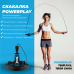Скакалка швидкісна PowerPlay 4213 Jump Rope Чорно/Синя 3м.