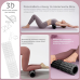 Масажний ролик (роллер) PowerPlay 4405 EVA Massage Roller Чорний (33x12см.)