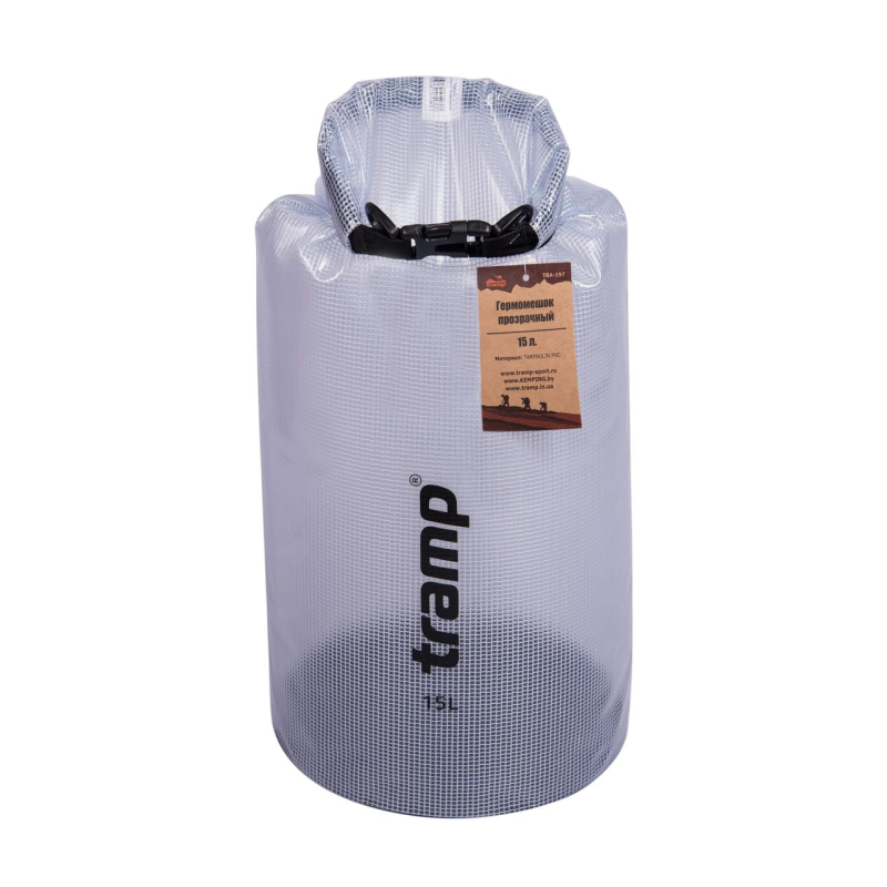 Гермомішок Tramp прозорий 15 л (UTRA-197) (TRA-197)