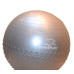М“яч для фітнесу (фітбол) напівмасажний PowerPlay 4003 Ø65 cm Gymball  Сірий + помпа
