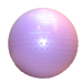 М“яч для фітнесу (фітбол) напівмасажний PowerPlay 4003 Ø75 cm Gymball Бузковий + помпа