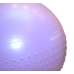 М“яч для фітнесу (фітбол) напівмасажний PowerPlay 4003 Ø75 cm Gymball Бузковий + помпа