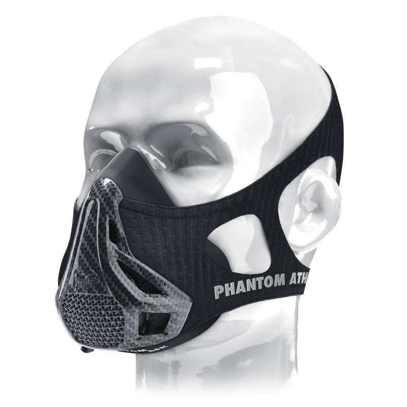 Маска для тренування дихання Phantom Training Mask Carbon M Маска для тренування дихання Phantom Training Mask Carbon M