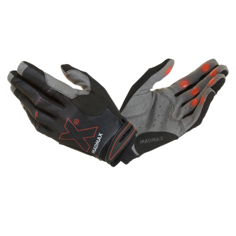 Рукавички для фітнесу MadMax MXG-103 X Gloves Black/Grey XXL Рукавички для фітнесу MadMax MXG-103 X Gloves Black/Grey XXL