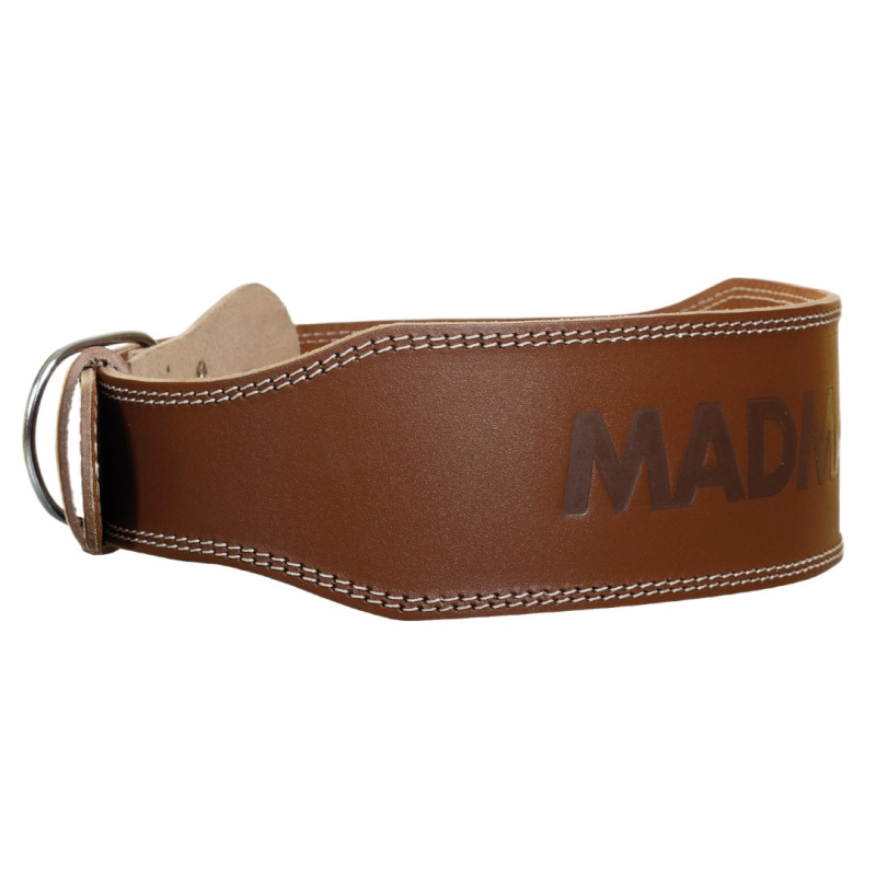 Пояс для важкої атлетики MadMax MFB-246 Full leather шкіряний Chocolate brown XXL