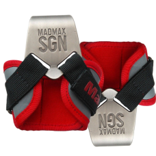 Гаки для тяги на зап“ястя MadMax MFA-330 Lat Hooks Antic silver/Grey/Red