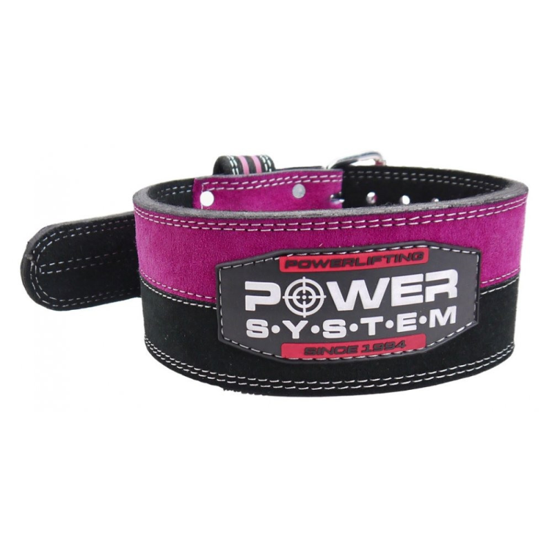 Пояс для важкої атлетики Power System PS-3850 Strong Femme Black/Pink S