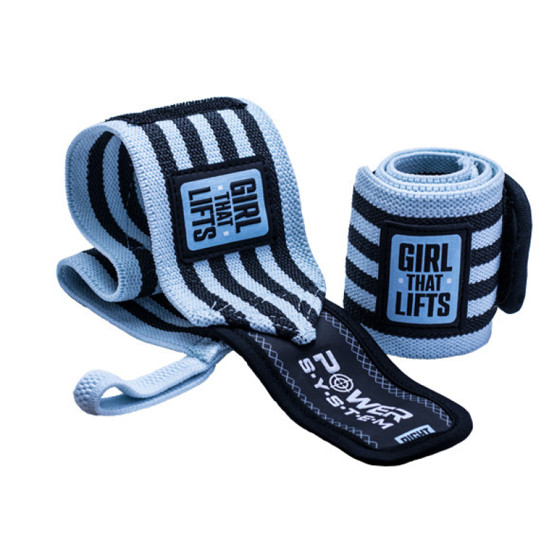 Бинти для зап“ясть (кистьові бинти) Power System PS-3510 Wrist Wraps GTL Blue