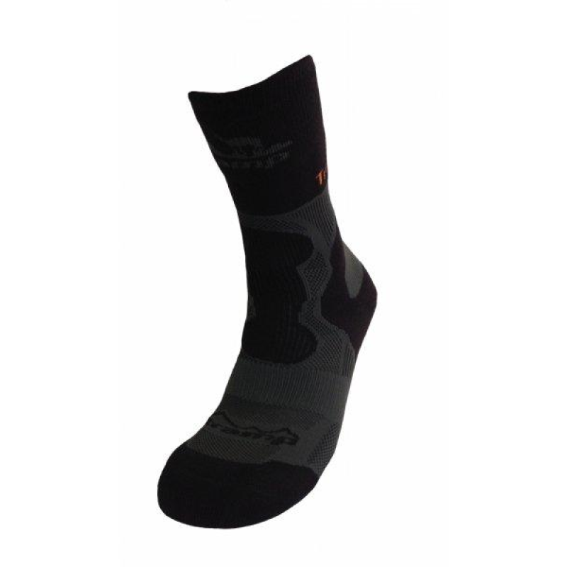 Шкарпетки Tramp Outdoor Trekking Wool сірий/чорний 38-40